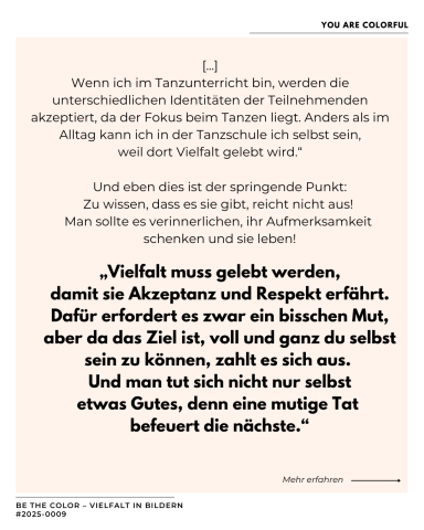 Text über persönliche Entwicklung und den Wert von Akzeptanz und Respekt im Lernprozess. Text über persönliche Entwicklung und den Wert von Akzeptanz und Respekt im Lernprozess.